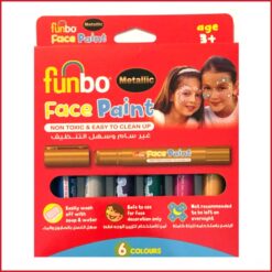 ماژیک گریم صورت فانبوی 6 رنگ سری رنگهای متالیک