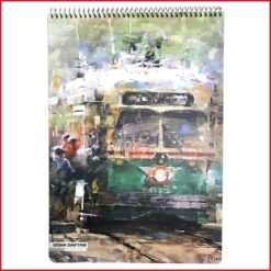 دفتر طراحی عمودی سایز A4 طرح دوکا