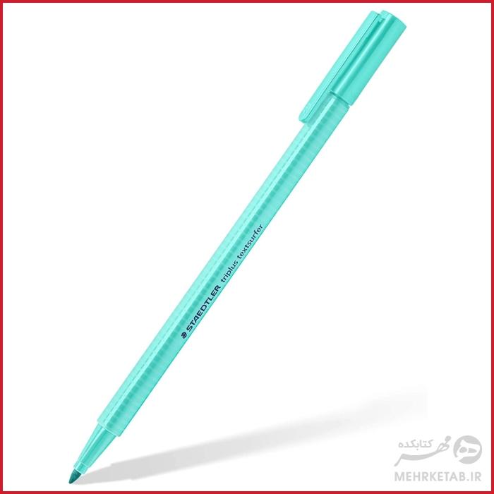 هایلایتر قلمی استدلر طیف رنگهای پاستلی بسته شش عددی Staedtler triplus textsurfer Pastel Highlighter set of 6 - تصویر 3