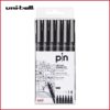 راپید حرفه ای یونیبال بسته شش عددی Uniball Technical Fineliner Pens set of 6