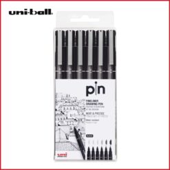 راپید حرفه ای یونیبال بسته شش عددی Uniball Technical Fineliner Pens set of 6