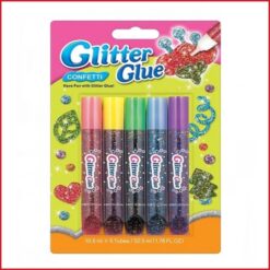 چسب اکلیلی 5 رنگ آموس Amos Glitter Glue 5 Colors
