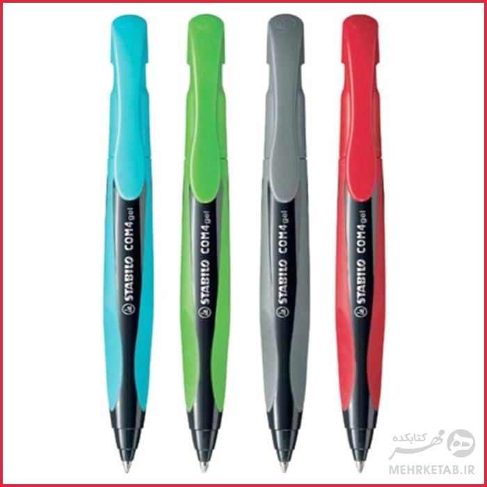 روان نویس کام فور ژل استابیلو Stabilo Com4 Gel Pen - تصویر 2