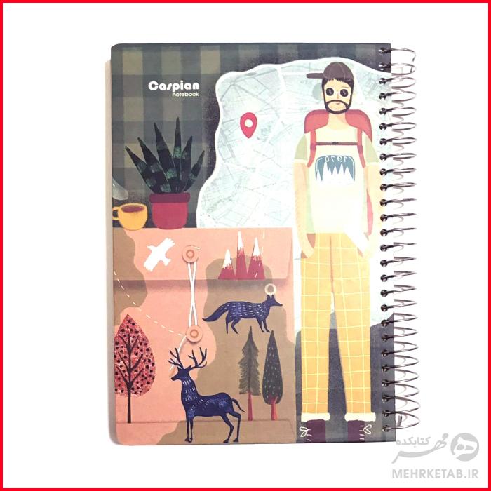 دفتر نقطه ای،سیمی جلد سخت کاسپین - تصویر 13