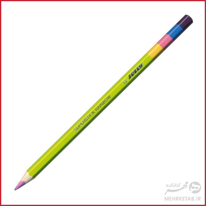 مداد چهار رنگ جولی jolly Supersticks Rainbow pencil - تصویر 3