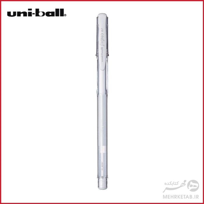 روان نویس ژله ای یونی بال سفید مدل سیگنو uniball signo um-100 fine pen - تصویر 2