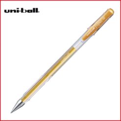 روان نویس ژله ای یونی بال طلایی و نقره ای مدل سیگنو uniball signo gold um-100 fine pen