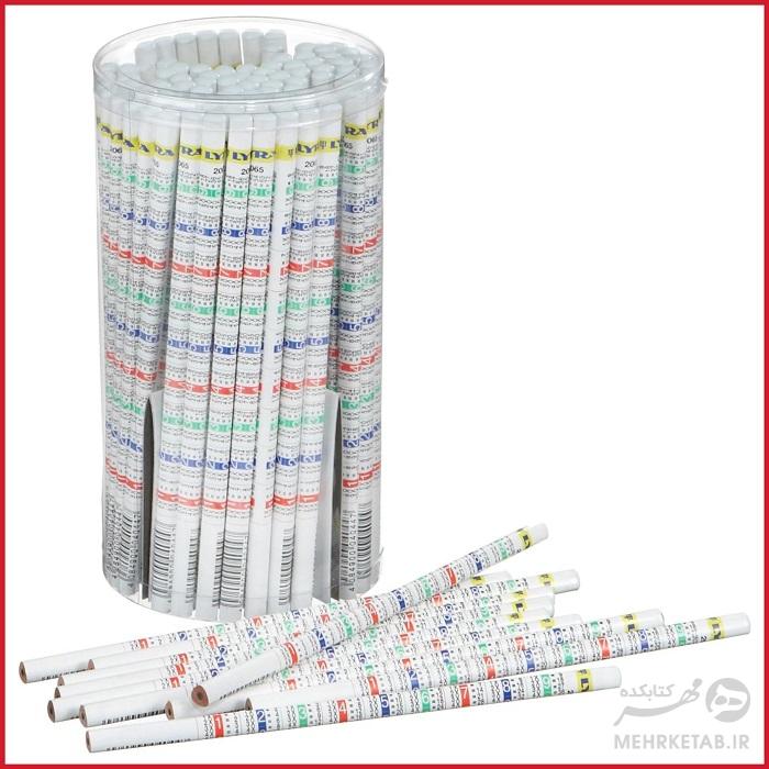 مداد مشکی طرح جدول ضرب لیرا