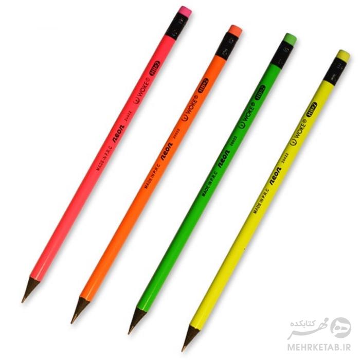 مداد مشکی پاک کن دار بلک وود نئون ووک