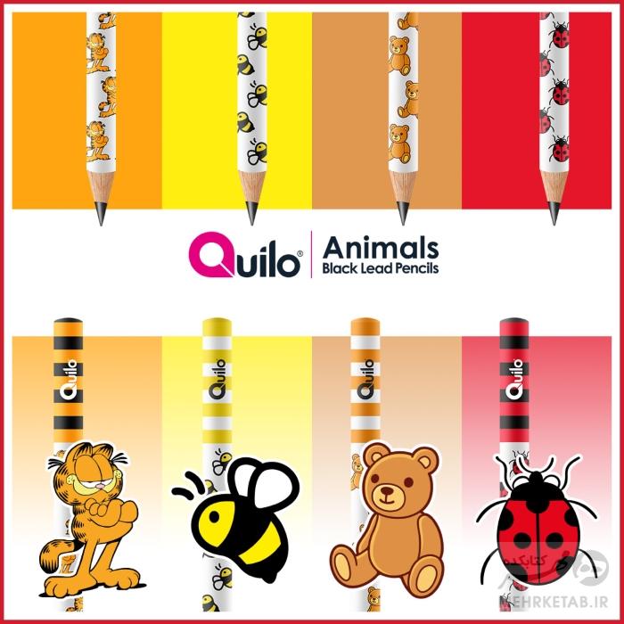 مداد کوییلو طرح حیوانات