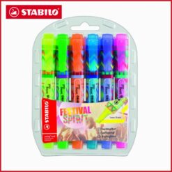 هایلایتر سری اسپریت استابیلو بسته شش عددی  STABILO Swing Cool Spirit Highlighter pack of 6