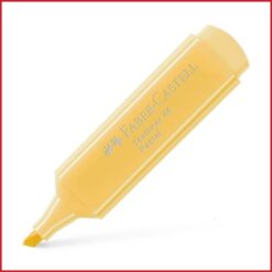 هایلایتر پاستلی فابر کاستل سری 46 تکست لاینر Faber-Castell Textliners 46 Pastel Highlighter - زرد پاستلی