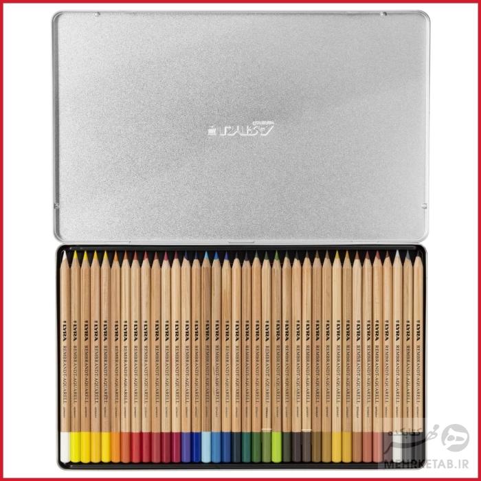 مداد رنگی حرفه ای آبرنگی لیرا36 رنگ lyra REMBRANDT aquarell Pencils pack of 36 - تصویر 2