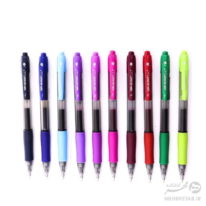 روان نویس gr-0.7 راسل rassell  gr-0.7 roller ball pen - تصویر 7