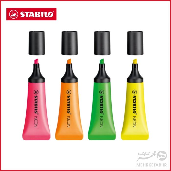 هایلایتر نئون استابیلو تک رنگ  STABILO Neon Highlighter - تصویر 9