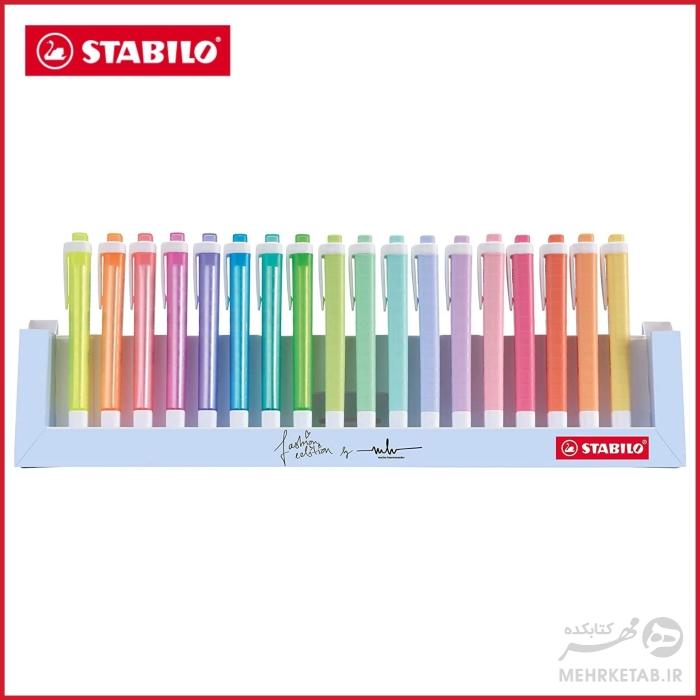 هایلایتر سویینگ کول استابیلو بسته 18 عددی  Highlighter STABILO Swing Cool Desk Set of 18  Neon & Pastel - تصویر 3