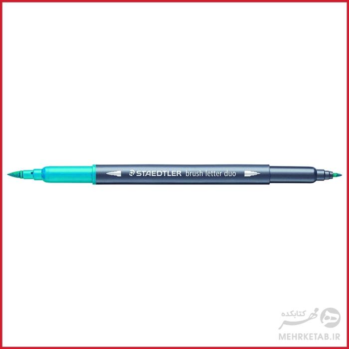 ماژیک 12 رنگ براش دو سر استدلر Staedtler Double-Ended Brush Marker Brush Letter Duo - تصویر 3