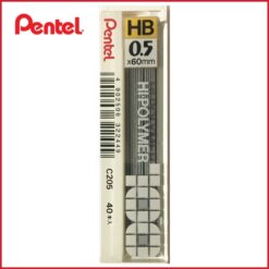 نوک مداد مکانیکی 40 عددی پنتل ضخامت 0,5  pentel 40X mechanical pencil lead 0.5