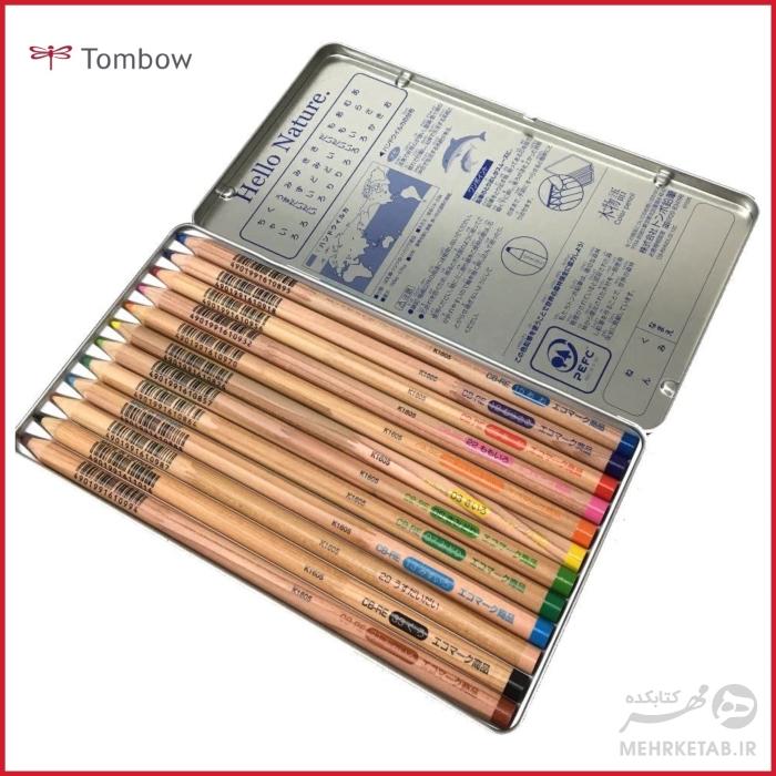 مداد رنگی 12 رنگ تومبو مدل طبیعتTombow Hello Nature 12 Color Pencil - تصویر 2