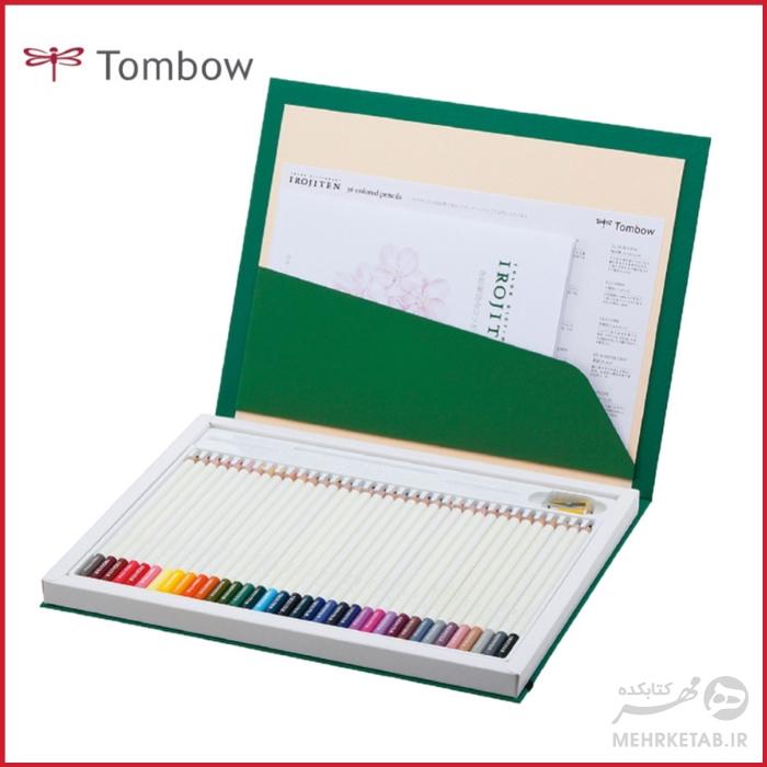 مداد رنگی حرفه ای 36 رنگ تومبو مدل آیروجیتن Tombow Irojiten Color Pencil - 36 Color Set