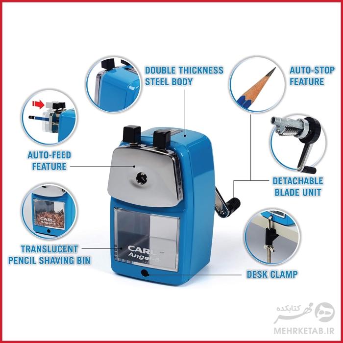 تراش رو میزی انجل CARL Angel-5 Pencil Sharpener - تصویر 10