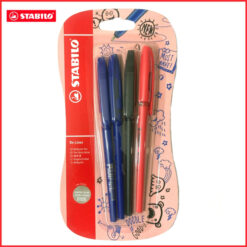 بسته 4  تایی خودکار استابیلو مدل ری لاینر Stabilo re-liner pen Set of 4