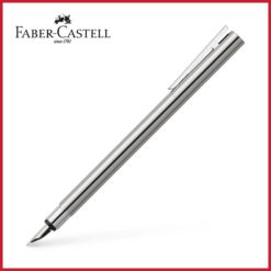 خودنویس نیو اسلیم استیل براق فابر کاستل   Faber-Castell NEO Slim Fountain Pen