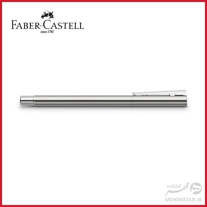 خودنویس نیو اسلیم استیل براق فابر کاستل   Faber-Castell NEO Slim Fountain Pen - تصویر 2