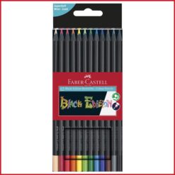 مداد رنگی 12 رنگ بلک ادیشن فابر کاستل Faber-Castell Colouring Pencils Black Edition set of 12