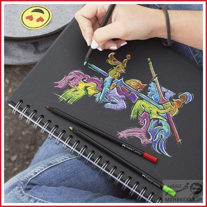 مداد رنگی 36 رنگ بلک ادیشن فابر کاستل Faber-Castell Colouring Pencils Black Edition set of 36 - تصویر 7