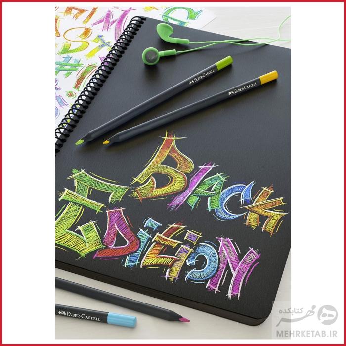 مداد رنگی 36 رنگ بلک ادیشن فابر کاستل Faber-Castell Colouring Pencils Black Edition set of 36 - تصویر 6