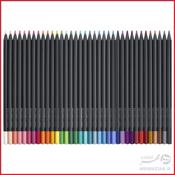 مداد رنگی 36 رنگ بلک ادیشن فابر کاستل Faber-Castell Colouring Pencils Black Edition set of 36 - تصویر 2