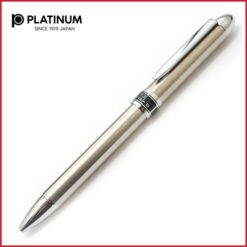 قلم سه کاره استیل مدل 2000 پلاتینیوم Platinum MWB-2000R Stainless Steel 2 Color 0.7 mm Ballpoint Multi Pen 0.5 mm Pencil