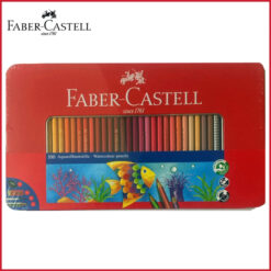 ست طراحی (مداد رنگی 100 رنگ با قابلیت آبرنگی ) فابرکاستل faber castell 100 colored aquarell sketch set