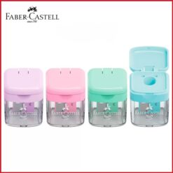 تراش مینی مخزن دار پاستلی فابر کاستل Faber Castell  Pastel Mini Box Sharpener