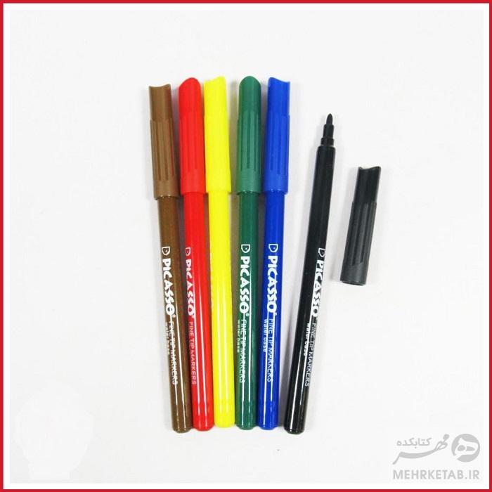 ماژیک 6 رنگ پیکاسو - تصویر 2