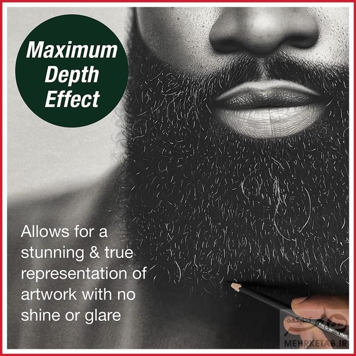 مداد طراحی مات فابر کاستل سری پیت گرافیت Faber-Castell Pitt Matte Black Graphite Pencils - تصویر 6