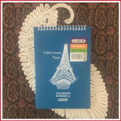 دفتر یادداشت  سیمی 80 برگ لیدر