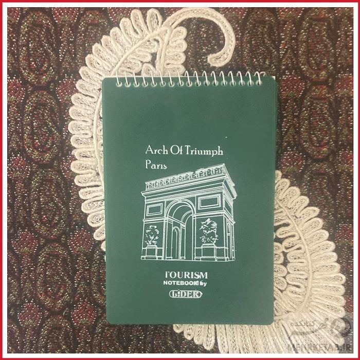 دفتر یادداشت  سیمی 80 برگ لیدر - تصویر 2