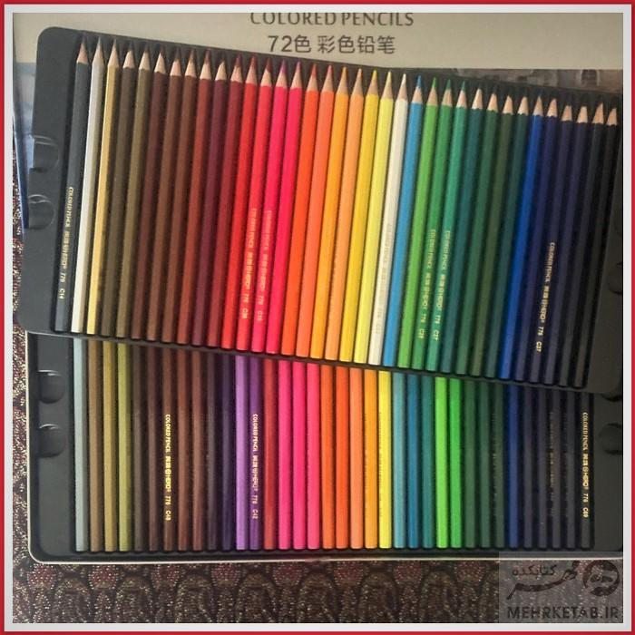 مداد رنگی 72 رنگ حرفه ای هِرو hero 72 artists Colored Pencils - تصویر 2