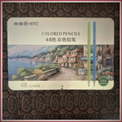 مداد رنگی 48 رنگ حرفه ای هِرو hero 48 artists Colored Pencils