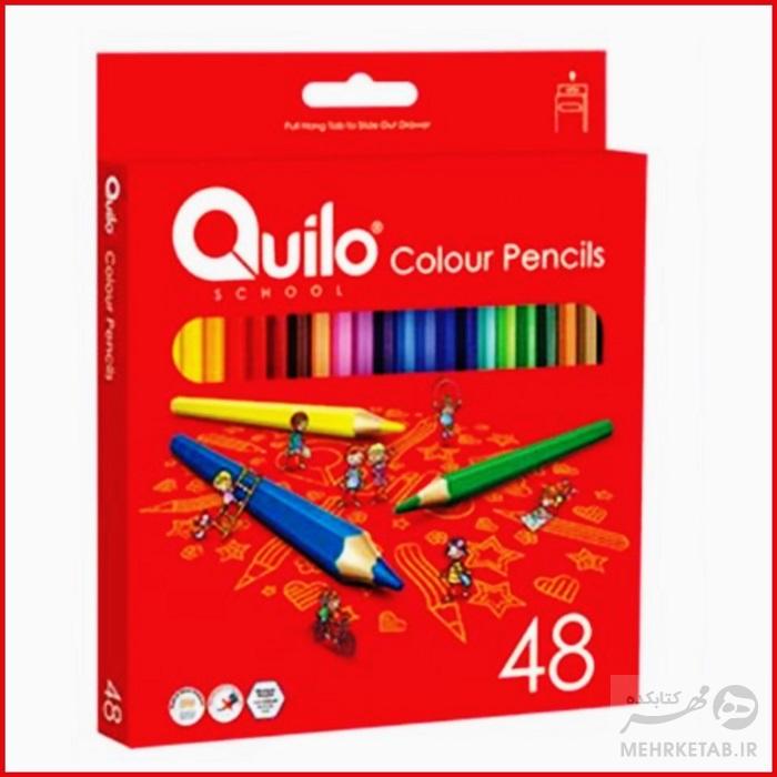 مداد رنگی 48 رنگ کوییلو