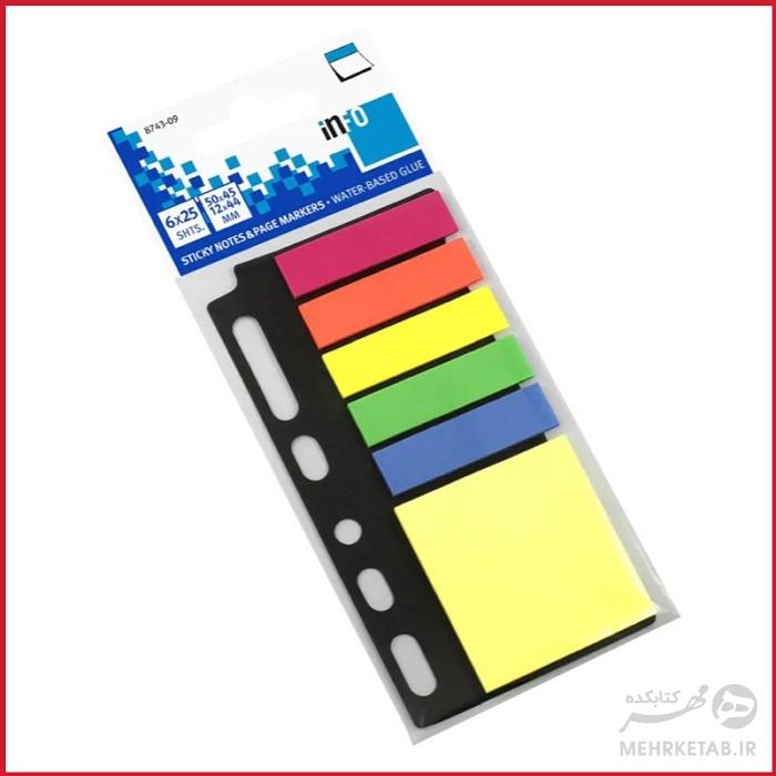 ست برچسب اینفو مدل 874309 Info Page Marker 8743-09