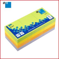 برچسب یادداشت چهار  رنگ  اینفو 1200 برگ مدل 565376 info 5653-76 Inspiration sticky notes