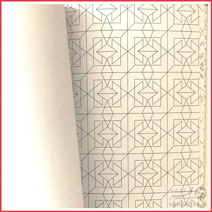 کتاب رنگ آمیزی بزرگسالان هنر درمانی art therapy geometric - تصویر 2
