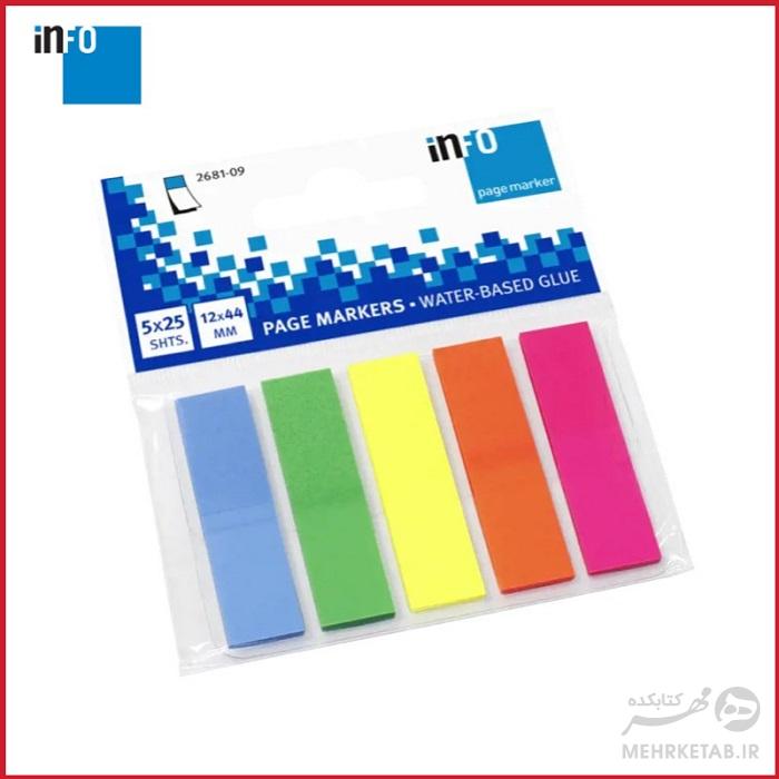 ست برچسب اینفو مدل 268109 Info Page Marker 2681-09