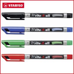 بلیستر چهار عددی ماژیک همه کاره استابیلو STABILO Permanent Marker Pen Write-4-all - Fine - Pack of 4