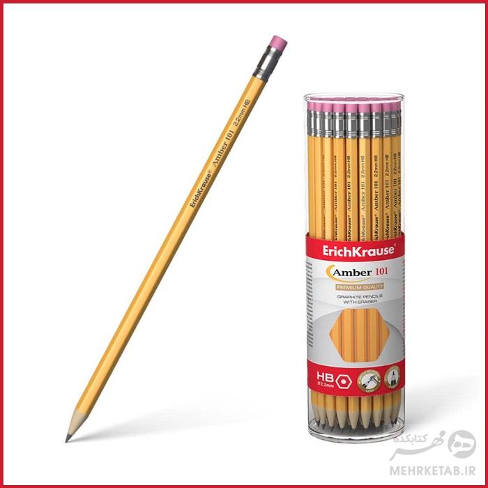 مداد تحریر پاک کن دار مدل آمبر اریک کراوس Erichkrouse Amber 101 pencil