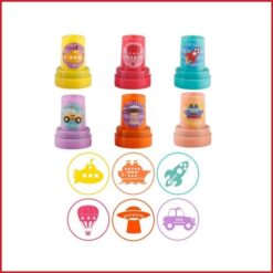 بلیستر شش عددی مهر  طرح وسایل نقلیه فانتزی مدل pm194-35