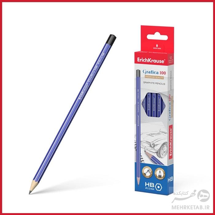 مداد مشکی اریک کراوس مدل گرافیکا ErichKrause grafica 100 pencil